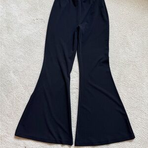 Elegant Black Flared Women's Pants